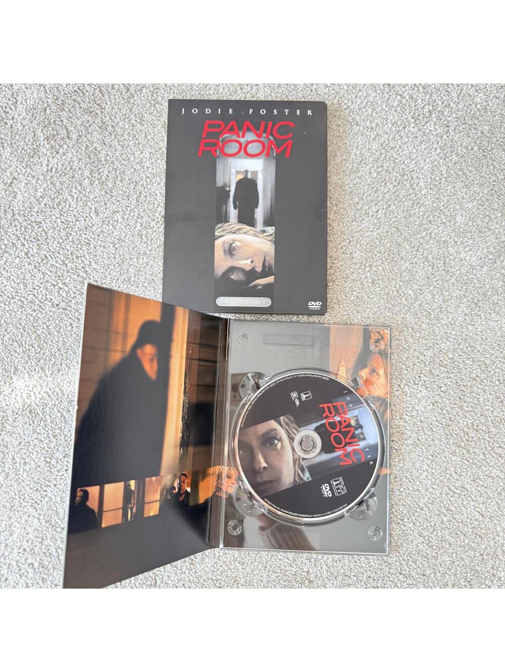 Panic Room Superbit DVD Jodie Foster Thriller w/ Case